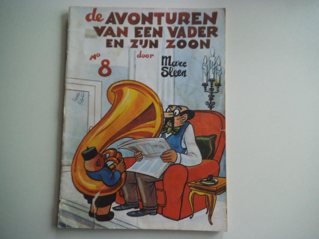 De avonturen van een vader en zijn zoon 8 - 10, Boeken, Gelezen, Marc Sleen, Ophalen of Verzenden, Meerdere stripboeken