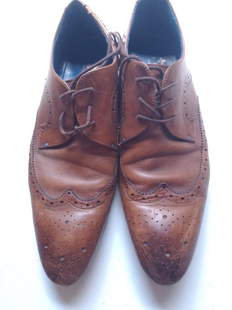 42 Ted Baker London designer schoenen in goede staat, Ted Baker, Bruin, Verzenden, Gedragen