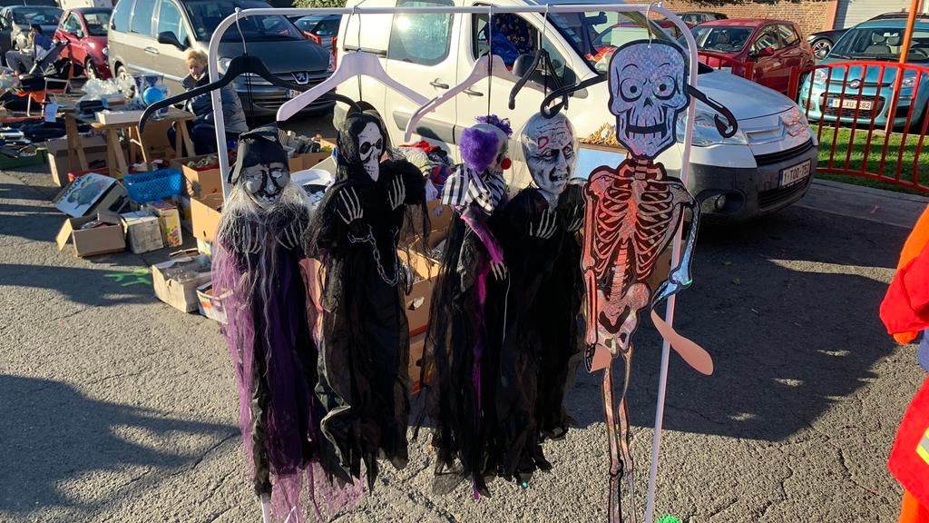 Halloween deguisement, deco, masque, Hobby & Loisirs créatifs, Enlèvement ou Envoi, Utilisé, Article de fête