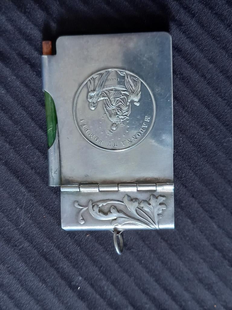 Notitieboekje voor bal avond.zeer oud., Ophalen of Verzenden, Zilver