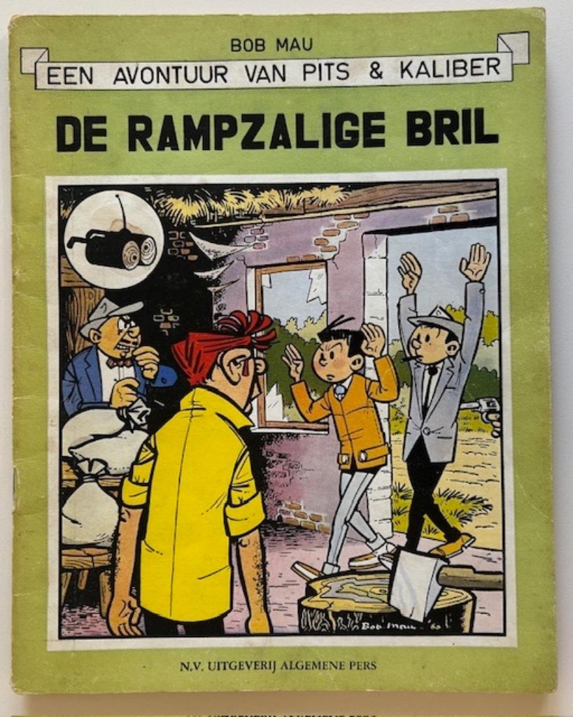 PITS EN KALIBER - DE RAMPZALIGE BRIL - BOB MAU - KARI LENTE, Boeken, Gelezen, Verzenden, Bob Mau, Eén stripboek