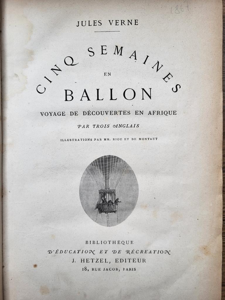 Jules Verne - Cinq semaines en ballon, Enlèvement ou Envoi