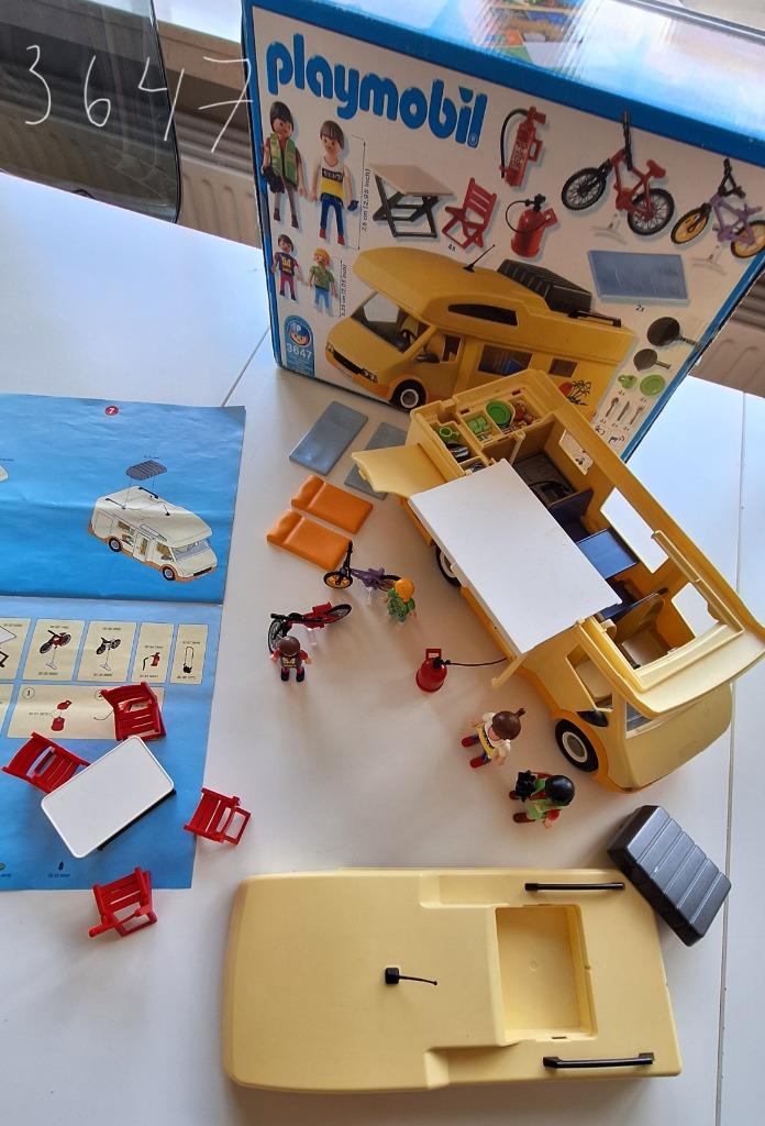 Playmobil camper (geel), Kinderen en Baby's, Speelgoed | Playmobil, Ophalen, Gebruikt, Los Playmobil
