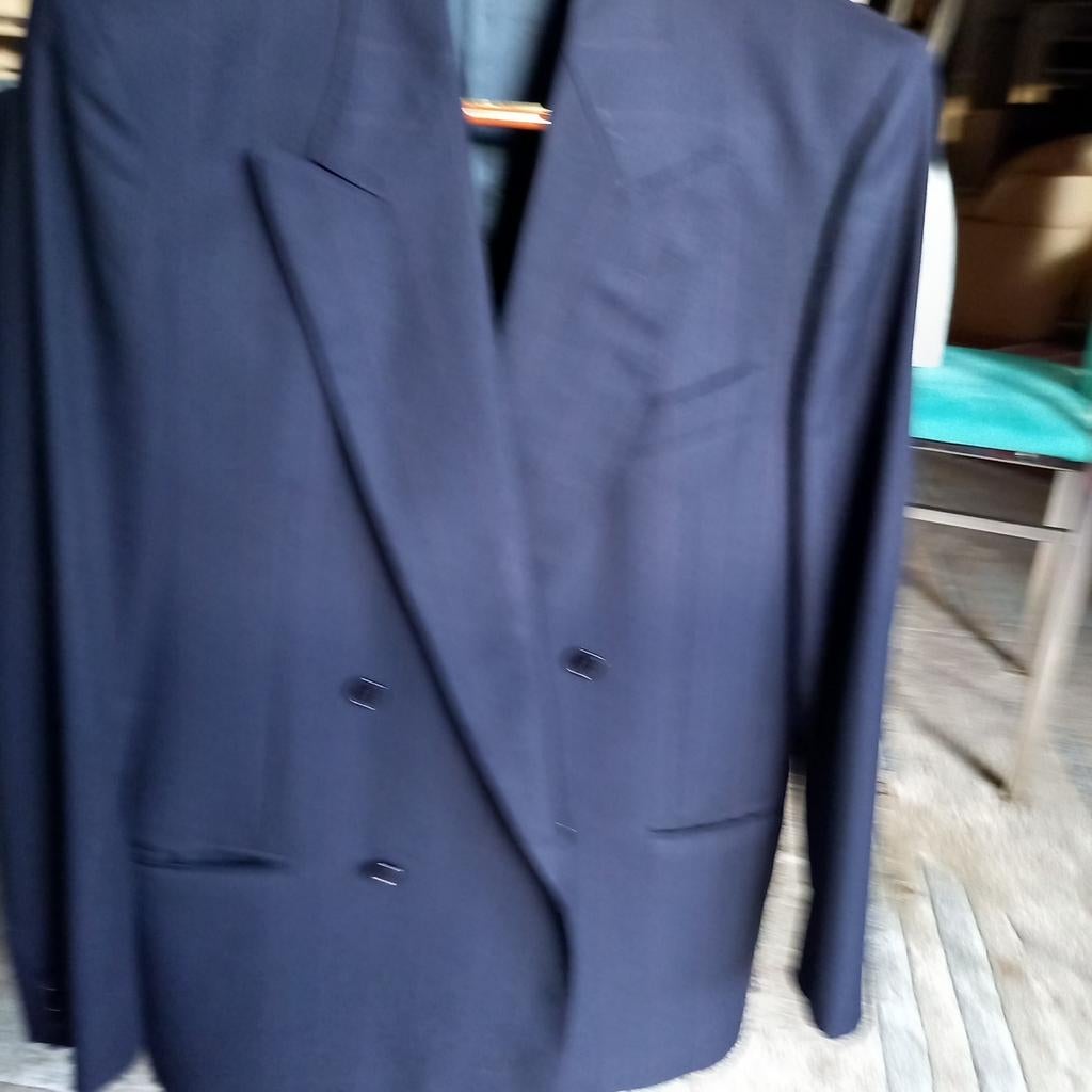 Vintage herenkostuum maat 50 Valentino, Kleding | Heren, Ophalen of Verzenden, Maat 48/50 (M), Blauw