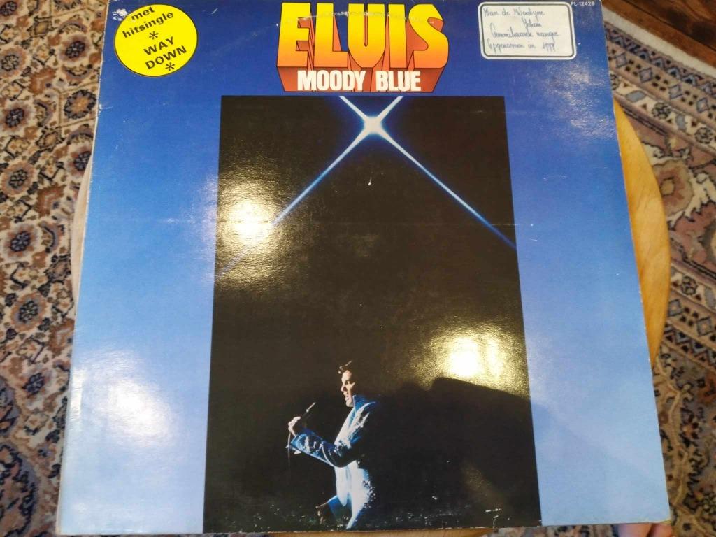 Elvis - Moody Blue, Cd's en Dvd's, Ophalen of Verzenden, Gebruikt, 12 inch, Rock-'n-Roll