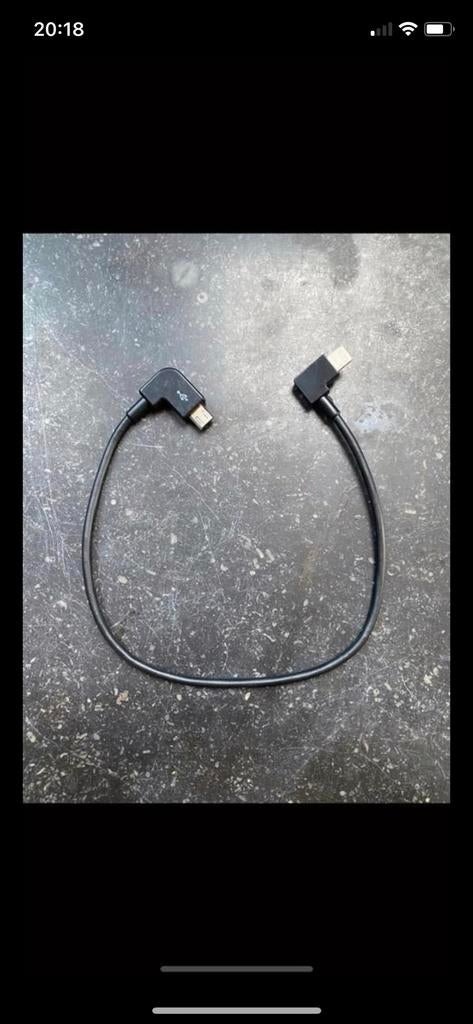 Extra korte (22cm) lightning / iPhone naar Micro USB kabel, Enlèvement ou Envoi