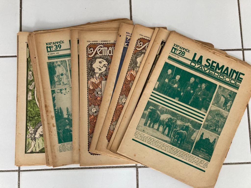 Lot "La Semaine d'Averbode" 1931(28 à 52) Van Immerseel, Enlèvement ou Envoi, Robberechts