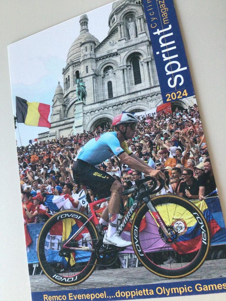 Wielerkaart 2024 team belgie remco evenepoel, Sport en Fitness, Wielrennen, Verzenden