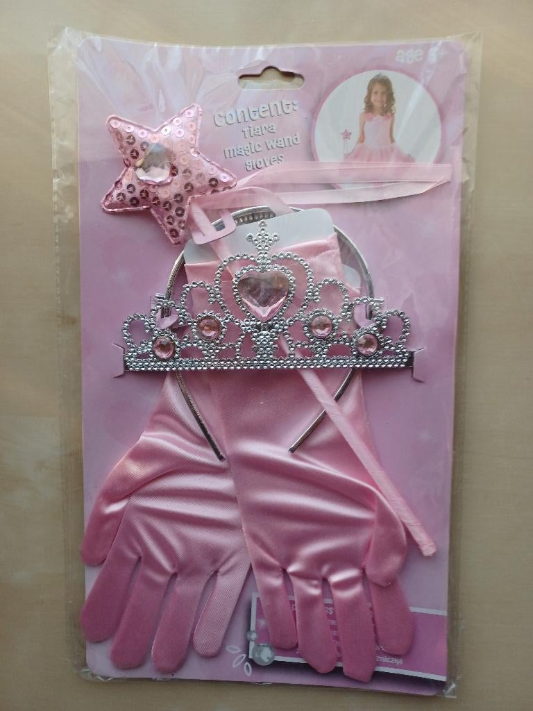 NIEUW - Prinsessen accessoires (3+), Kinderen en Baby's, Carnavalskleding en Verkleedspullen, Ophalen of Verzenden, Nieuw, Meisje