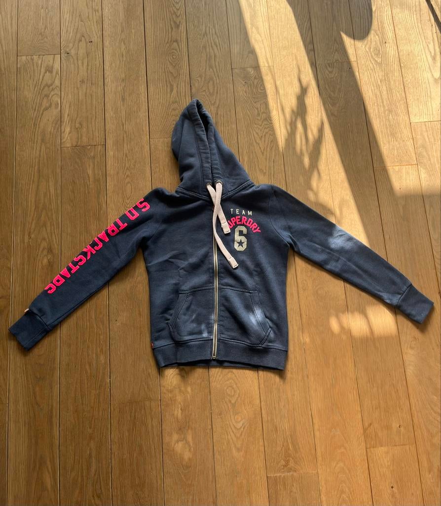 Superdry hoodie met rits, Ophalen, Zo goed als nieuw