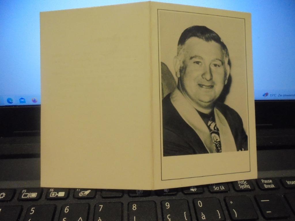 dp Robert Denys, Verzamelen, Bidprentjes en Rouwkaarten, Ophalen of Verzenden, Bidprentje