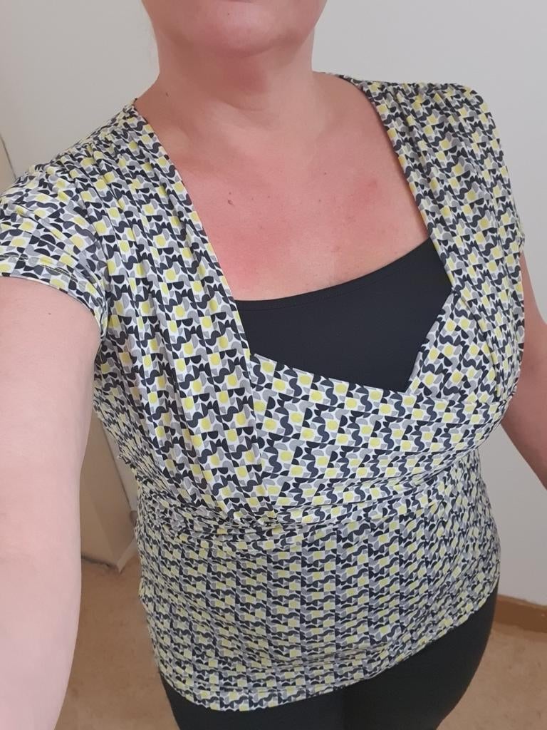 Blouse, korte mouwen, Jbc, maat L, nieuw, Kleding | Dames, Blouses en Tunieken, Overige kleuren, JBC, Maat 42/44 (L), Nieuw
