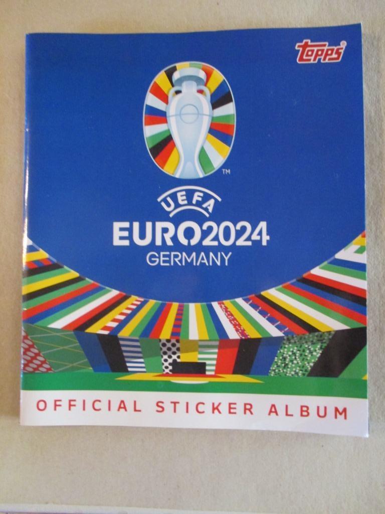 TOPPS UEFA EURO 2024 Allemagne, Enlèvement ou Envoi, Utilisé, Affiche, Image ou Autocollant