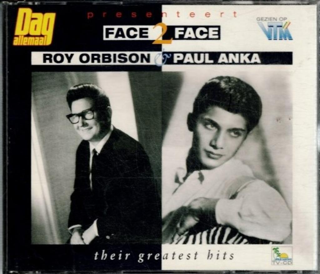 2 x CD   -   Roy Orbison & Paul Anka – Face 2 Face - Their G, Enlèvement ou Envoi