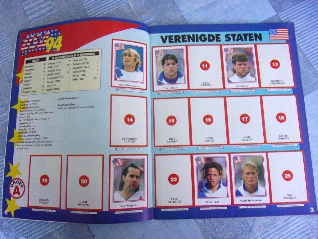 Broca USA 94 (geen panini), Verzamelen, Ophalen of Verzenden, Zo goed als nieuw, Sport