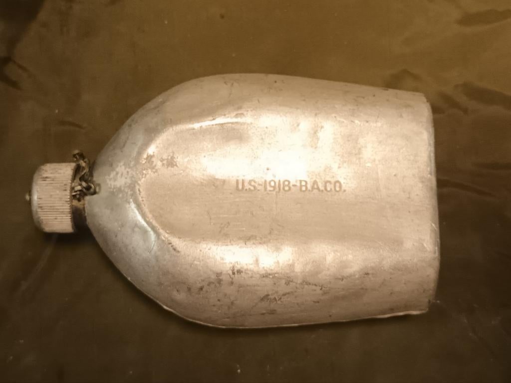 1918 Gourde US  B.A.Co., 1918, Première Guerre mondiale, Collections, Enlèvement ou Envoi, Armée de terre, Autres types