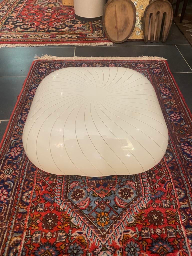 Vintage 70s Kunststof Plafondlamp., Ophalen of Verzenden