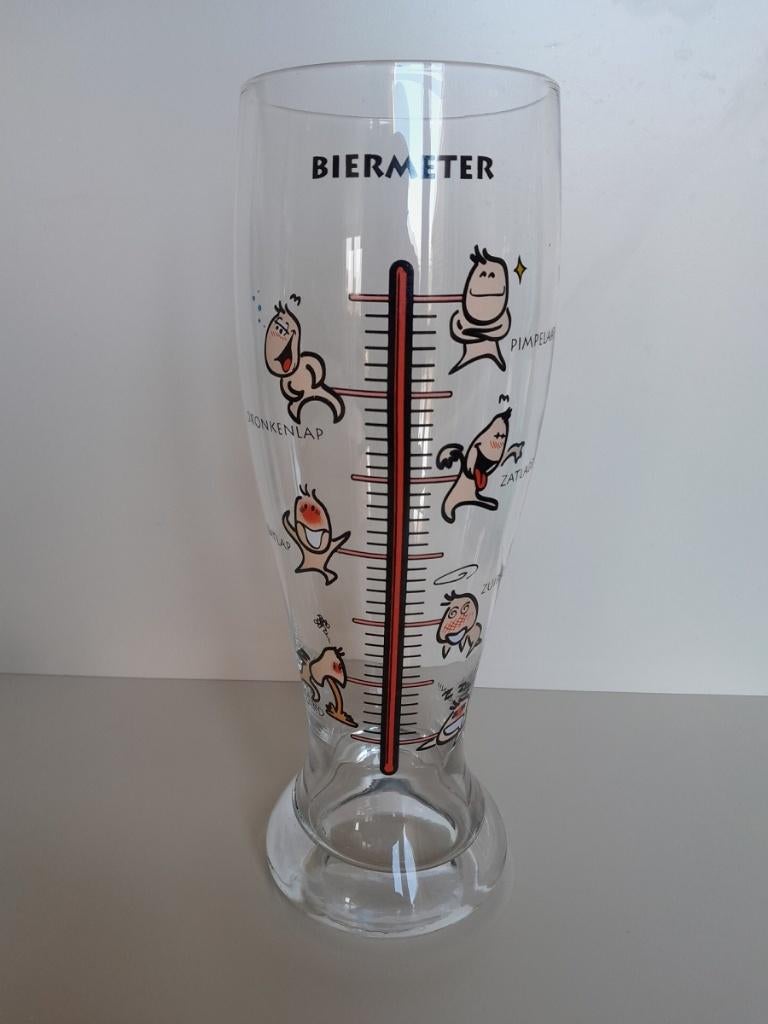 Biermeter XXL bierglas met drinkfases, Verzamelen, Biermerken, Ophalen of Verzenden, Zo goed als nieuw