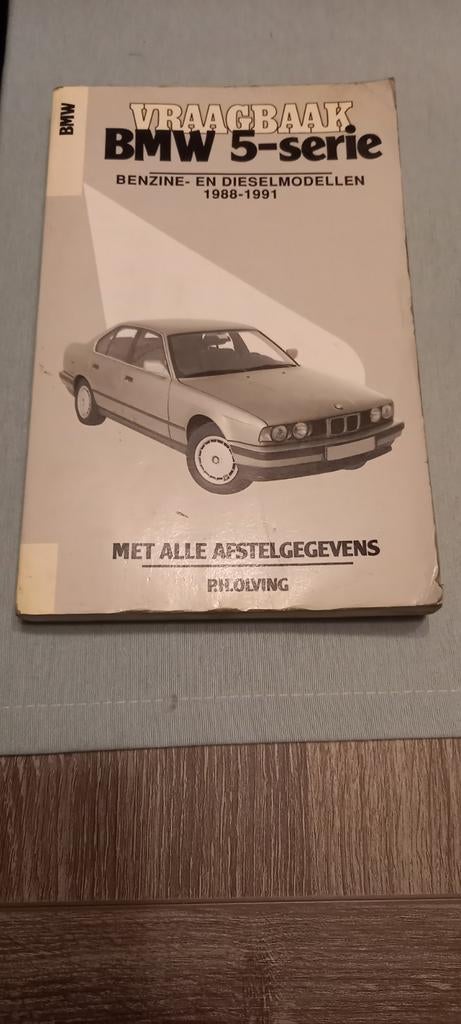 Vraagbaak bmw 5 serie 88/91 olving Olyslager, Ophalen of Verzenden