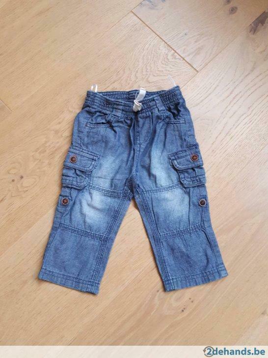 Jeans broek C en A (Babyclub) - maat 80 - 18 maand, Gebruikt, Broekje