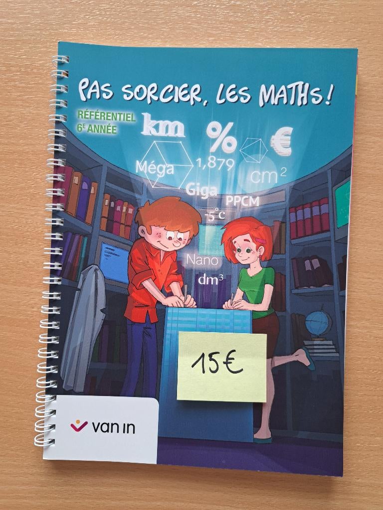 Pas sorcier les maths 6 - Manuel scolaire math, Enlèvement, Neuf, Primaire, Mathématiques A