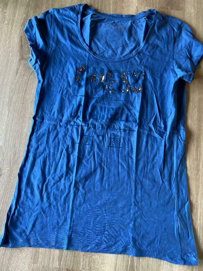 T-shirt Guess, Ophalen, Guess, Blauw, Zo goed als nieuw