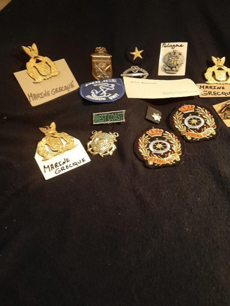 Marine de Guerre, Objets Maritimes, Verzamelen, Militaria | Algemeen, Marine, Embleem of Badge, Ophalen of Verzenden