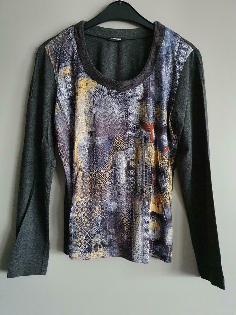 Blouse van Gerry Weber maat 36, Gris, Enlèvement ou Envoi, Taille 36 (S), Comme neuf