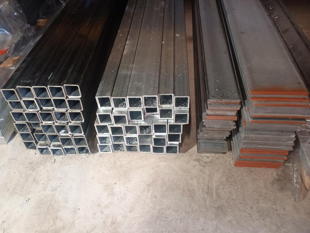 Inox RVS 304 Profielen (Nieuw) - Strips & Vierkante Kokers, Enlèvement, Neuf, Autres types, Inox