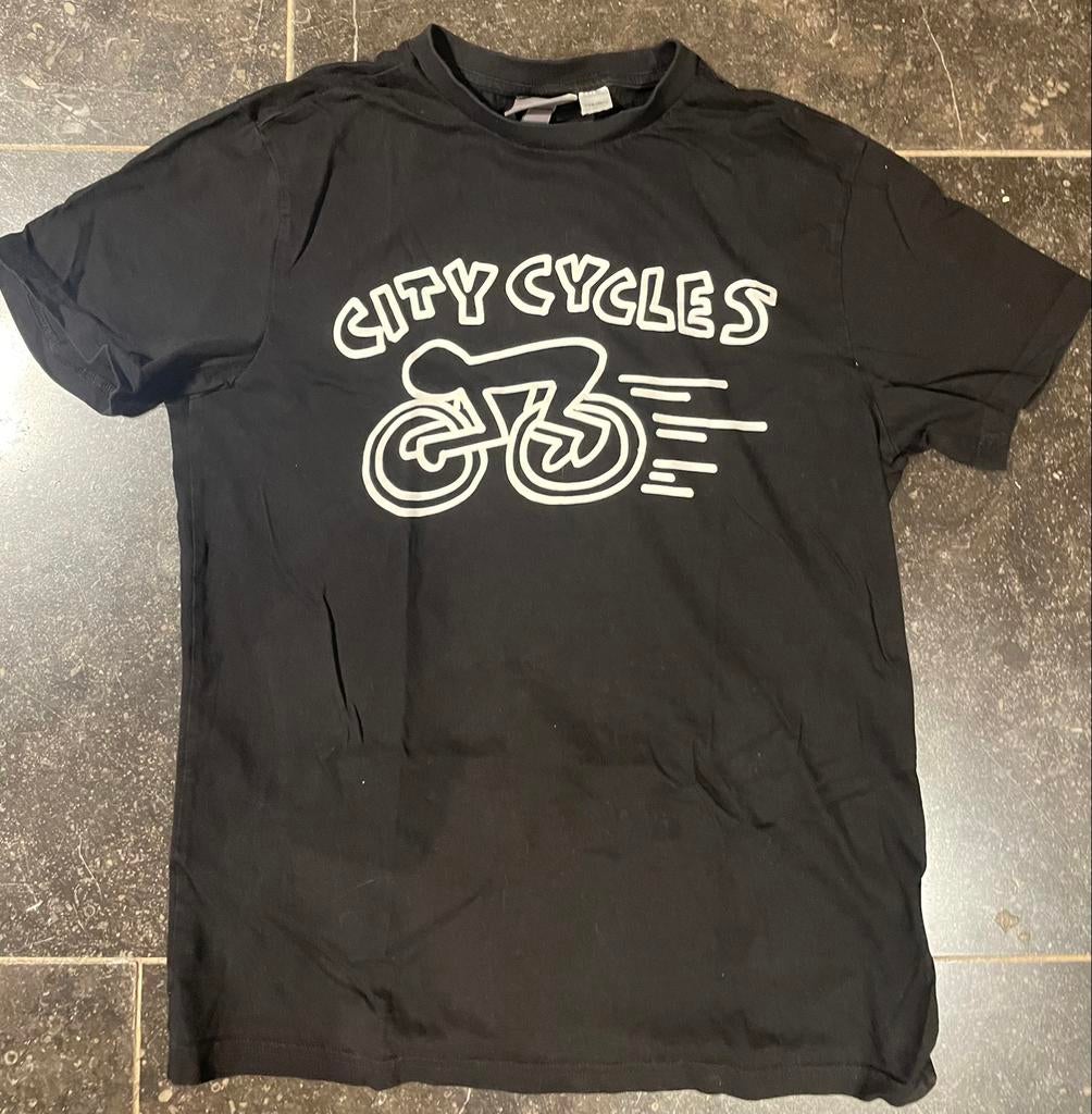 Origineel Keith Haring t-shirt City Cycles zwart Small, Enlèvement ou Envoi, Noir