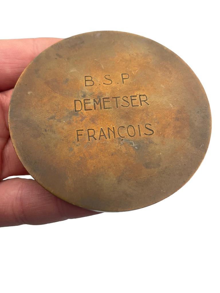 WILSKRACHT BSP bronzen medaille — Fonson, Ophalen of Verzenden, Brons
