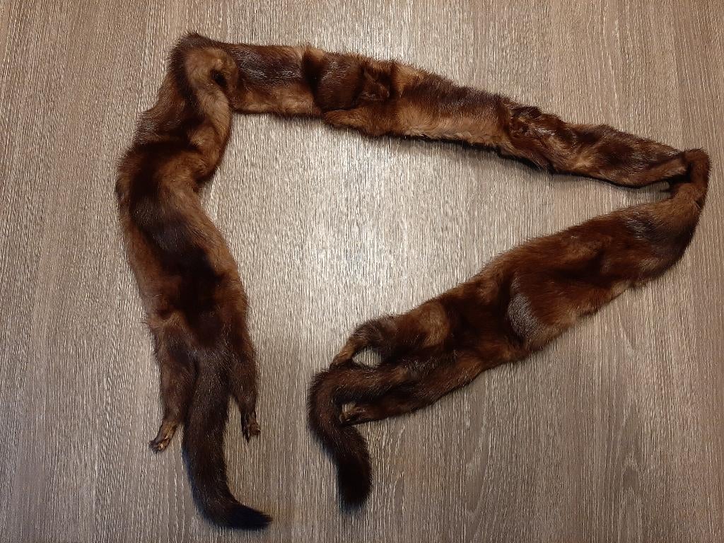 Bruine sjaal, nerts., Ophalen, Sjaal