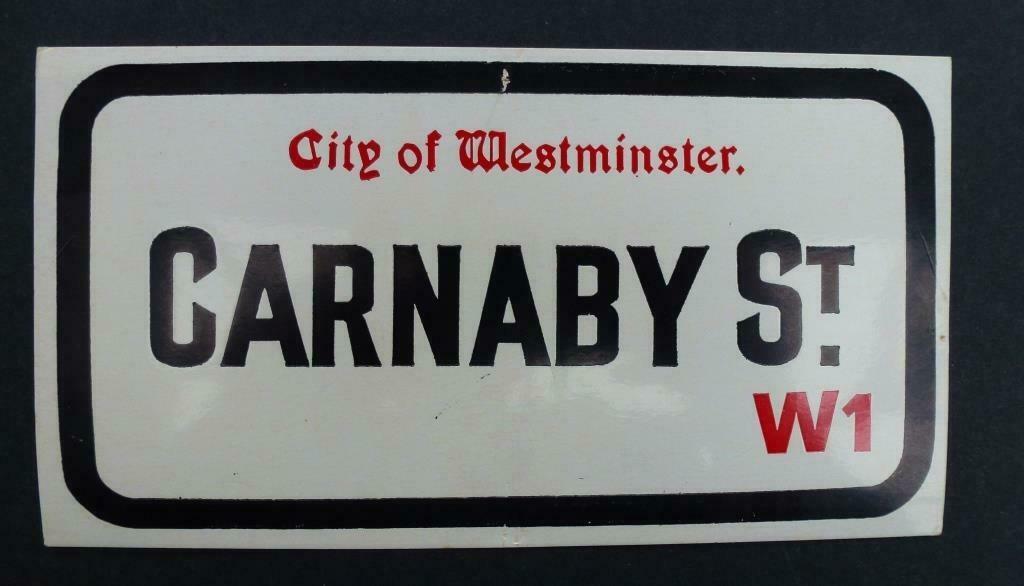 Carnaby St City of Westminster W1, Verzenden, 1960 tot 1980, Ongelopen, Engeland