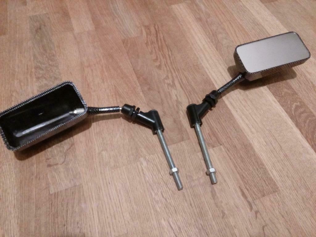 Paire de rétroviseurs carbone look, Enlèvement