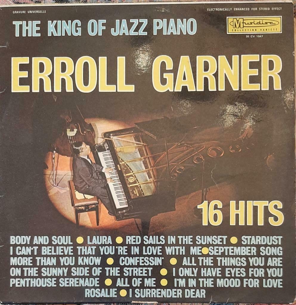 LP Vinyl Erroll Garner - The King Of Jazz Piano - 16 Hits, Ophalen of Verzenden, Jazz