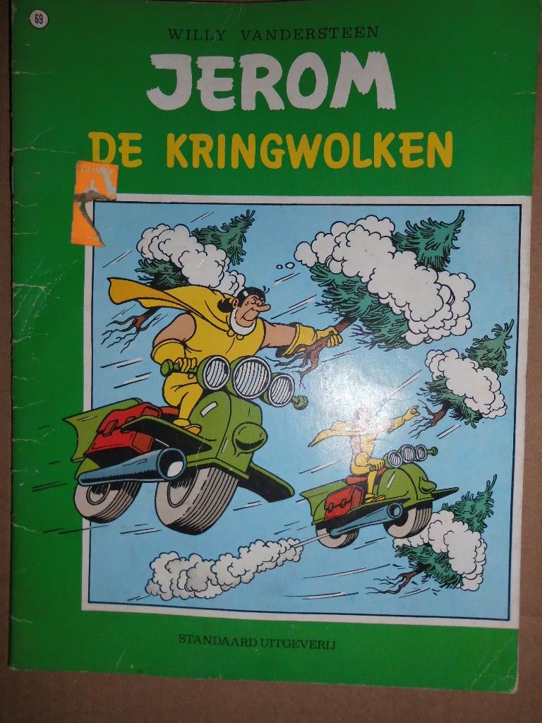 Jerom - De kringwolken, Gelezen, Eén stripboek, Studio  Vandersteen, Ophalen of Verzenden