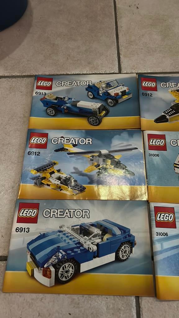 Lego creator boekjes, Kinderen en Baby's, Ophalen, Zo goed als nieuw, Lego