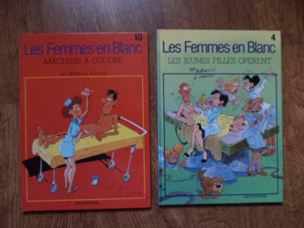 Les femmes en blanc (4-10-24), Meerdere stripboeken, Ophalen of Verzenden, Zo goed als nieuw