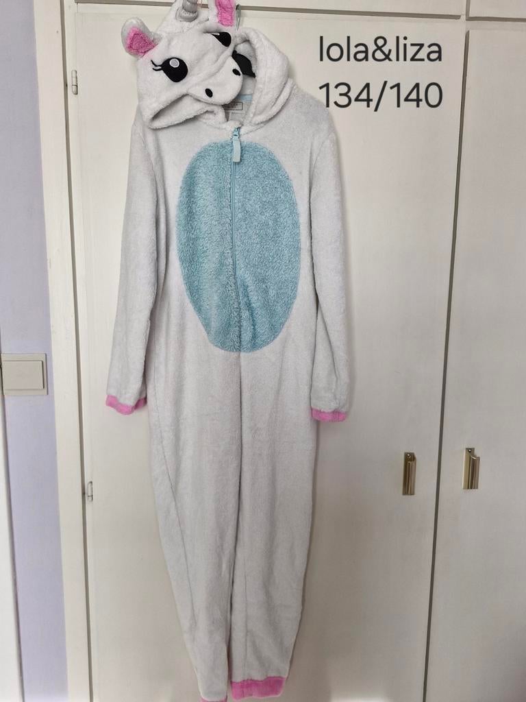 Warme onesies voor meisjes maat 134/140, Ophalen of Verzenden, Zo goed als nieuw