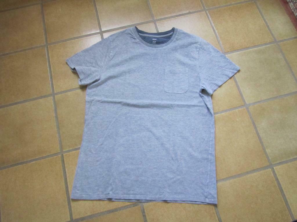 Hema grijs shirt maat L, Kleding | Heren, Maat 52/54 (L), MET, Ophalen of Verzenden, Grijs