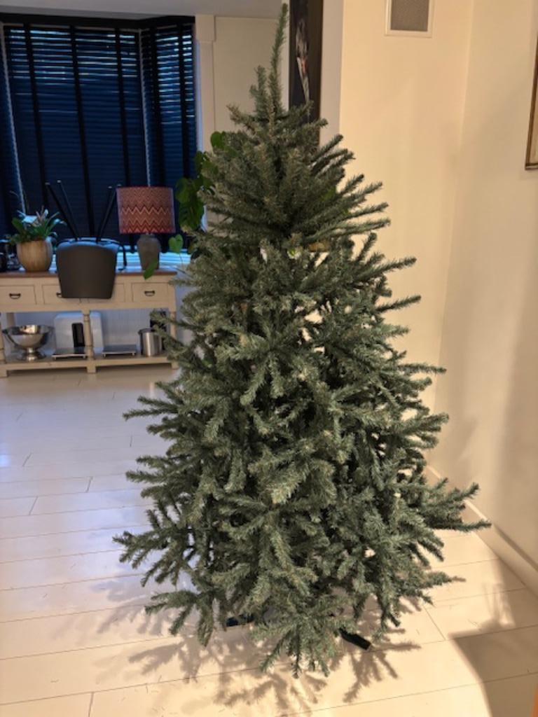 kerstboom 1.85meter hoog, Ophalen, Gebruikt