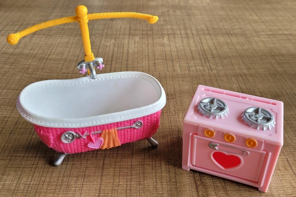 Lalaloopsy speelgoedmeubeltjes voor poppenhuis, Ophalen of Verzenden, Gebruikt, Poppenhuis