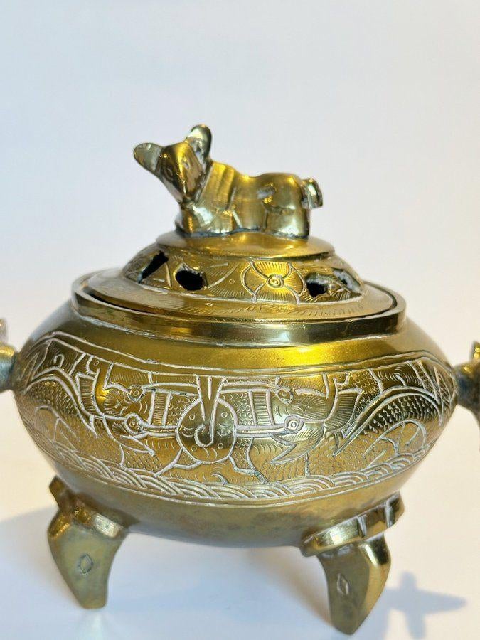 Chinese wierookbrander, Antiek en Kunst, Antiek | Brons en Koper, Brons, Verzenden