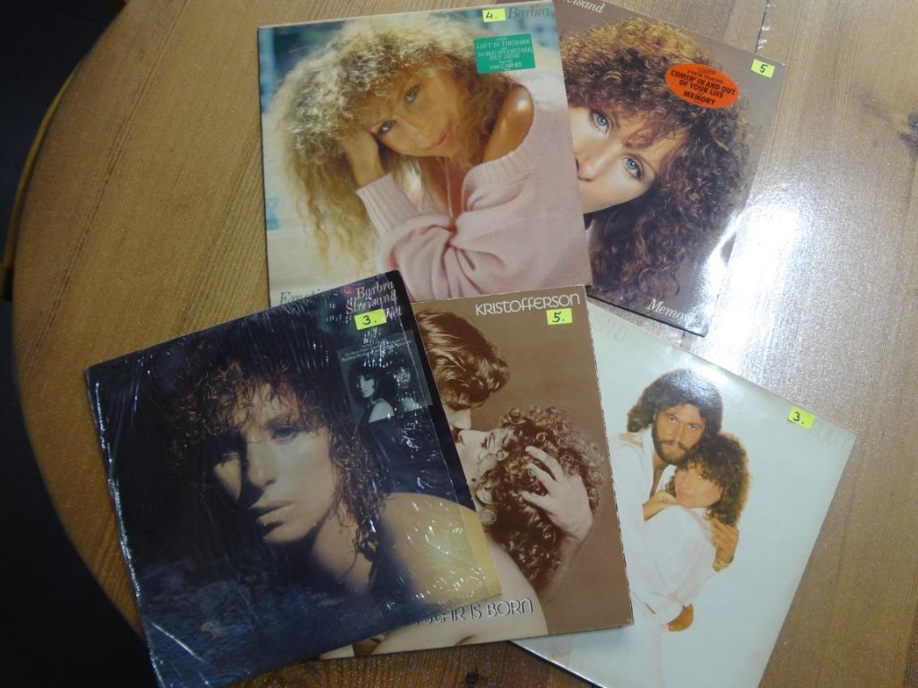 5 Barbra Streisand vinyl, Cd's en Dvd's, Ophalen of Verzenden, Gebruikt, 12 inch, Overige genres