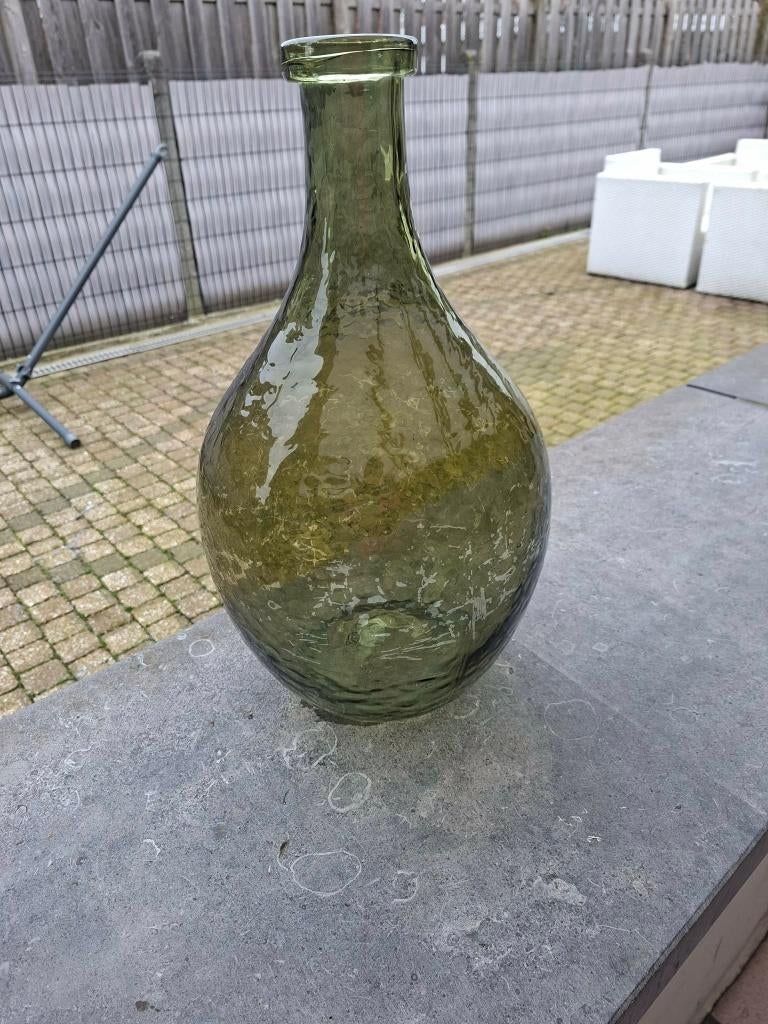 vloervaas / Dame Jeanne, Ophalen, Gebruikt, Glas, Minder dan 50 cm