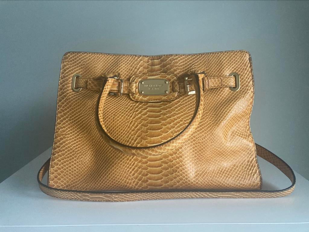 Camelkleurige handtas van Michael Kors, Handtassen en Accessoires, Tassen | Damestassen, Ophalen of Verzenden, Handtas