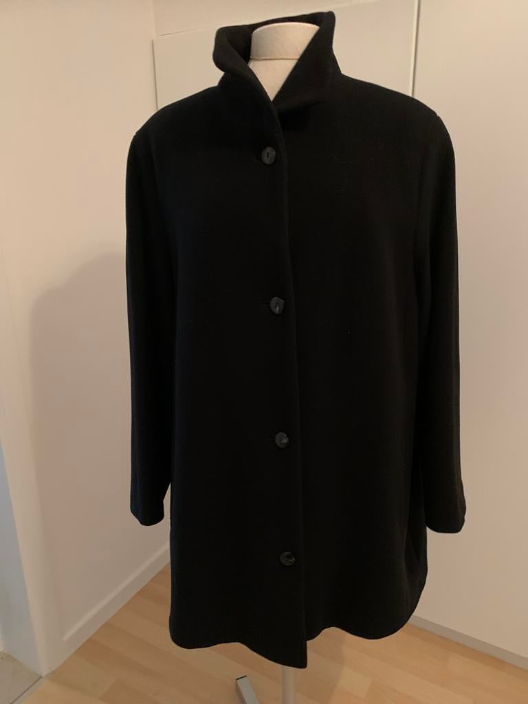 Mooie zachte mantel Kochler& Krenzer 44 donker blauw, Enlèvement ou Envoi
