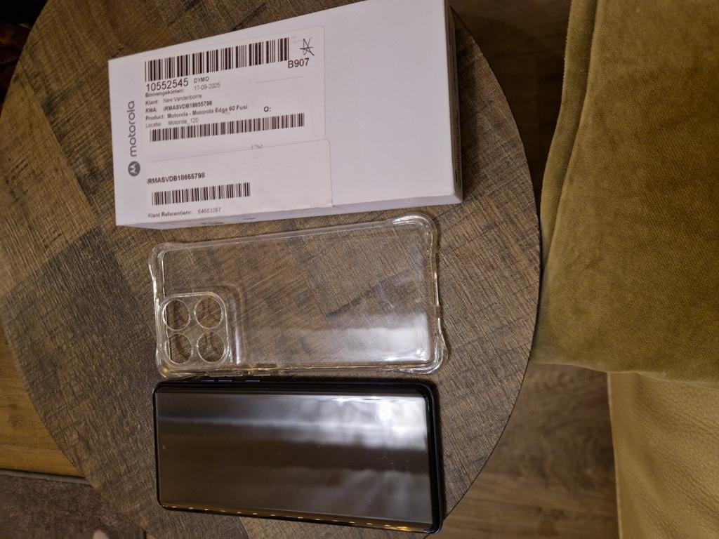 Motorola edge 60 fusion, Telecommunicatie, Ophalen, Zo goed als nieuw, Zilver, Overige modellen