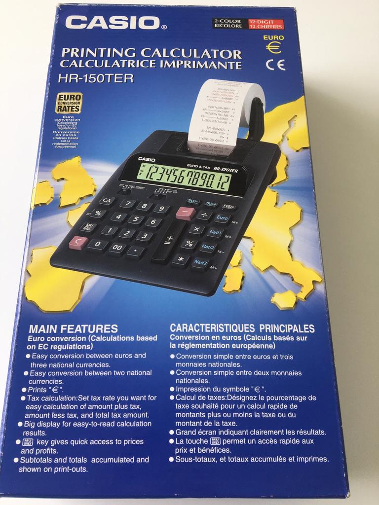 Rekenmachine Casio, Ophalen, Zo goed als nieuw