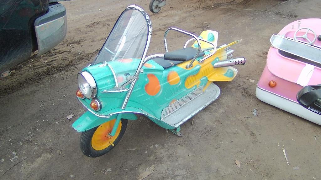 Autopede Rocket motor Kermis, Enlèvement, Utilisé